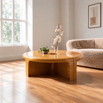 Modern Round ABS Plastic Side Table