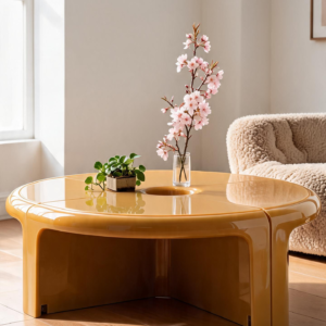 Modern Round ABS Plastic Side Table