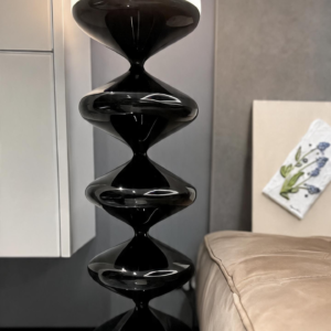 Modern Spiral Iron Floor Lamp with Glass Globe – Nirdic LED Standing Lamp