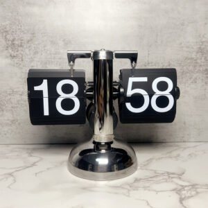 Modern Digital Flip Desk Clock with Automatic Page Turning