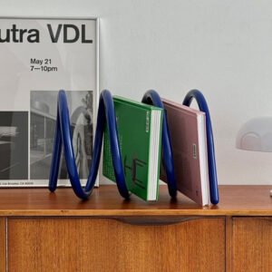 Modern Metal Magazine Rack