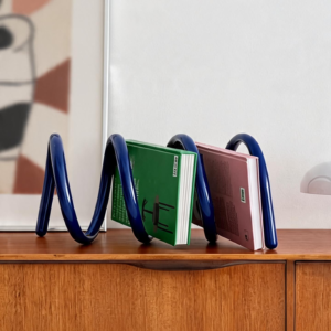 Modern Metal Magazine Rack