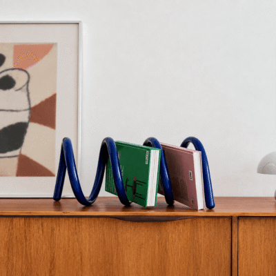 Modern Metal Magazine Rack