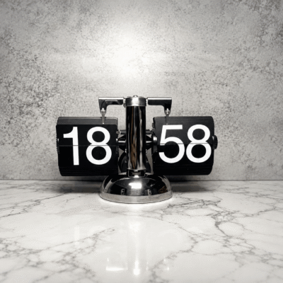 Modern Digital Flip Desk Clock with Automatic Page Turning